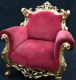 Barok troon huren